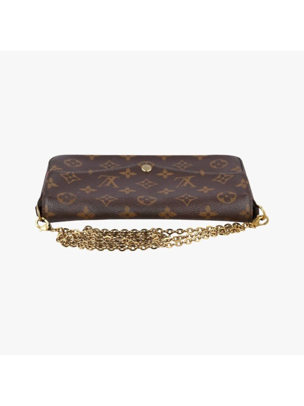 ★SOLD★ Louis Vuitton Pochette Felicity Monogram Brown Canvas Pouch - Picture 8 of 15